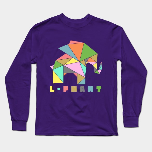 Colour elephant Long Sleeve T-Shirt by wawakt